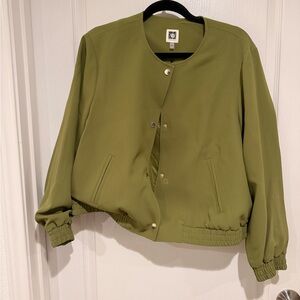 Anne Klein Olive Green Women's Jacket